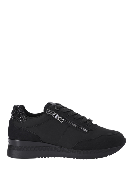 KG Kurt Geiger Lina 2 Zip Trainers, Black, Black