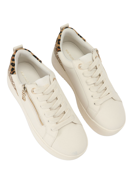 KG Kurt Geiger Lori  Lace Up Embellished Trainers, Multi - view 2, Multi