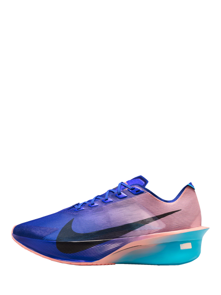 Nike Men's Vaporfly 4 Road Racing Shoes, Racer Blue/White - view 2, Racer Blue/White-blu