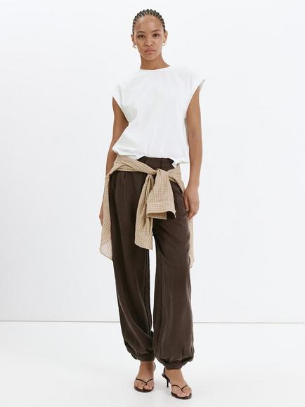 Mango Cap Sleeve T-Shirt, White, White