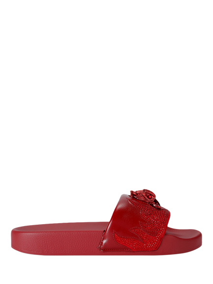 Kurt Geiger London Meena Sliders, Red, Red