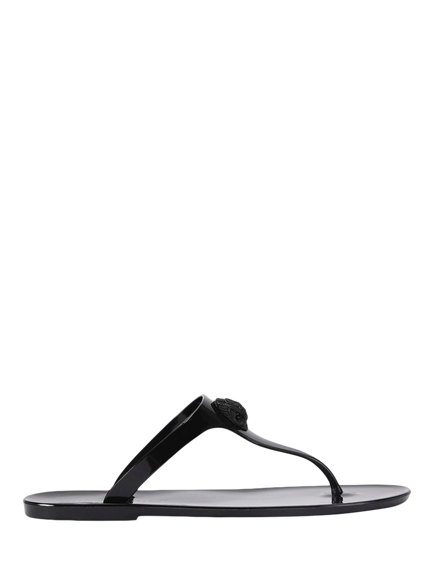 Kurt Geiger London Maddison T-Bar Drench Sandals, Black, Black