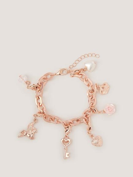 Monsoon Kids' 7 Day Charm Bracelet, Gold, Gold