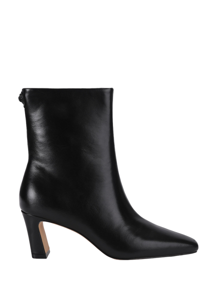 Kurt Geiger London Eaton Leather Block Heel Ankle Boots, Black