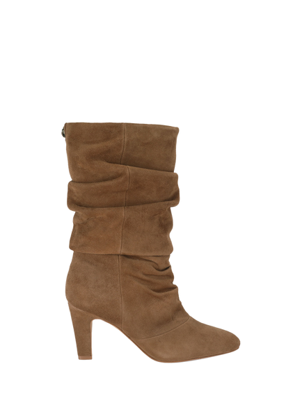 Kurt Geiger London Elizabeth Slouch Suede Ankle Boots, Tan