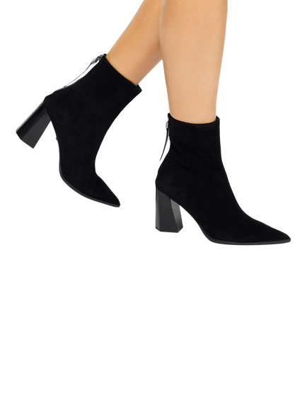 Kurt Geiger London Richmond Suede Ankle Boots, Black - view 2, Black