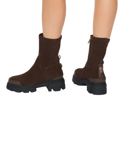 Kurt Geiger London Stomp Sock Ankle Boots, Multi - view 2, Multi