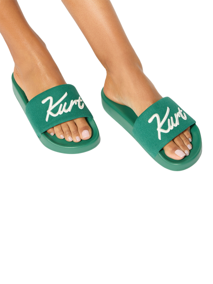 Kurt Geiger London Kurt's Cabana Kurt Meena Slider Sandals - view 2, Green