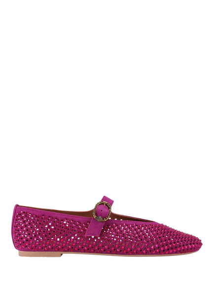 Kurt Geiger London Mayfair Ballet Flats, Fuchsia, Fuchsia