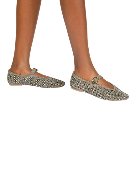 Kurt Geiger London Mayfair Ballet Flats, Multi - view 2, Multi