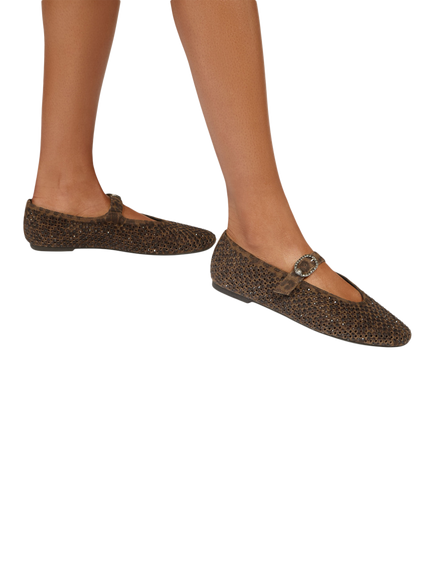 Kurt Geiger London Mayfair Ballet Flats, Multi - view 2, Multi