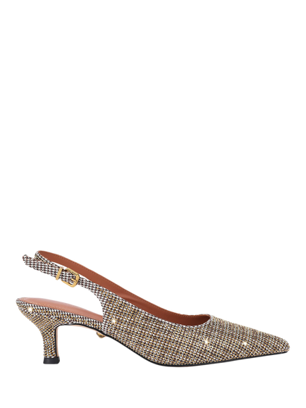 Kurt Geiger London Stepney Slingback Shoes, Beige, Beige