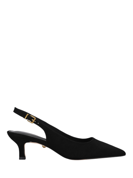 Kurt Geiger London Stepney Sling Suede Shoes, Black, Black