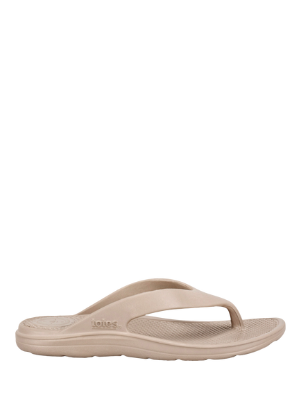 totes SOLBOUNCE Toe Post Sandals, Taupe