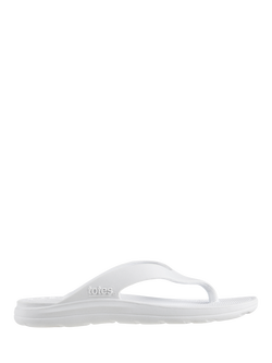 totes SOLBOUNCE Toe Post Sandals, White
