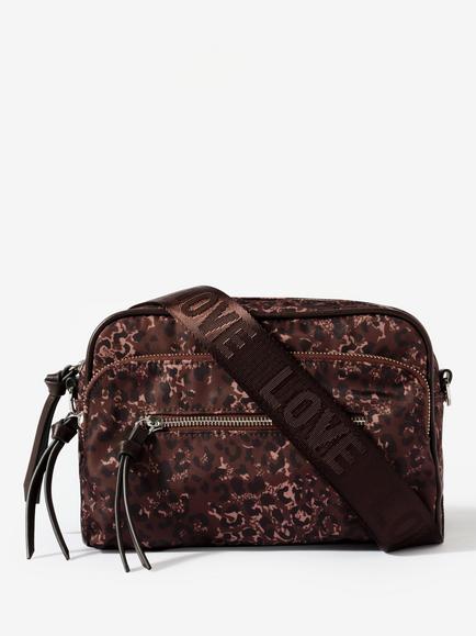 Mint Velvet Print Crossbody Bag, Brown/Multi, Brown/Multi