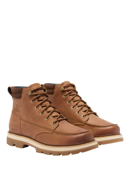 SOREL Lark-47 Moc Toe Waterproof Boots, Velvet Tan/Tobacco - view 2, Velvet Tan/Tobacco