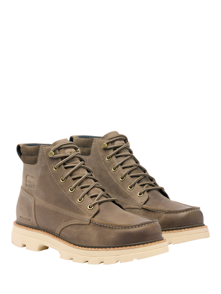 SOREL Lark-47 Moc Toe Waterproof Boots, Wet Sand - view 2, Wet Sand
