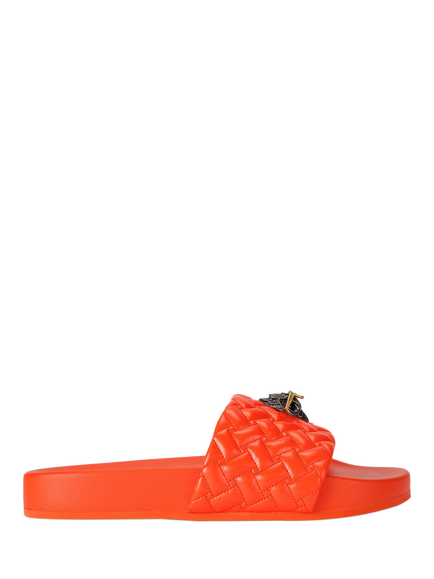 Kurt Geiger London Meena Eagle 2 Sliders, Orange