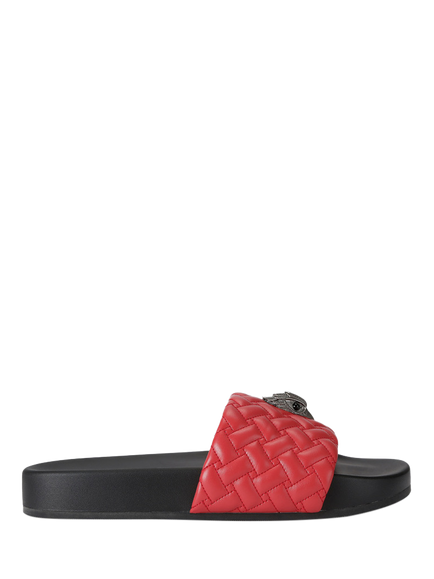 Kurt Geiger London Meena Eagle 2 Sliders, Red