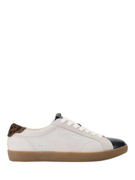 Kurt Geiger London Strand Trainers, White/Navy, White/Navy