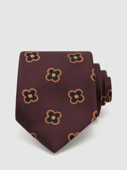 Reiss Carmelo Silk Rich Tie, Burgundy, Burgundy