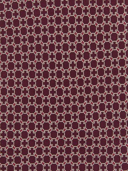 Reiss Catena Silk Tie, Navy - view 2, Burgundy