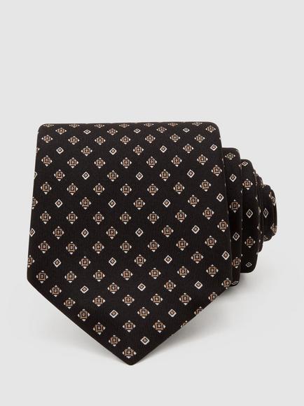 Reiss Silvio Silk Tie, Black, Black