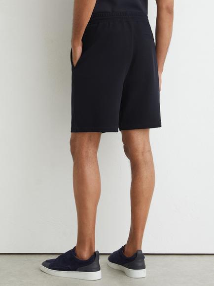 Reiss Renly Jogger Shorts - view 2, Navy