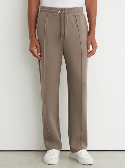 Reiss Form Trousers, Navy, Mushroom Brown
