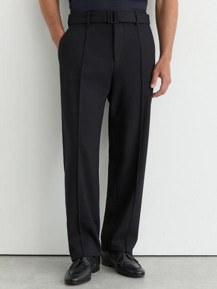 Reiss Peshi Straight Leg Trousers, Navy