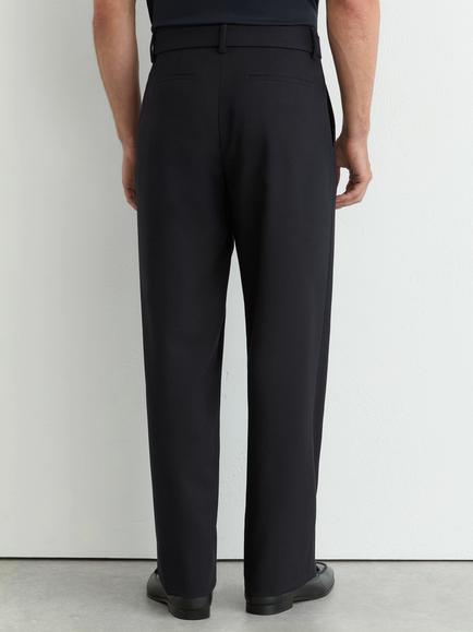 Reiss Peshi Straight Leg Trousers - view 2, Navy