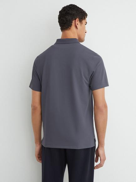Reiss Dover Polo Shirt, Airforce Blue - view 2, Airforce Blue