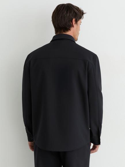 Reiss Peshi Overshirt - view 2, Navy