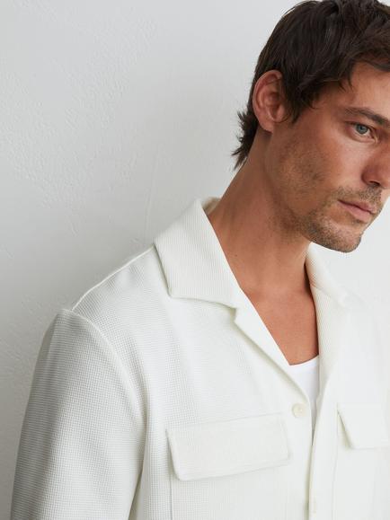 Reiss Vento Regular Fit Shirt, White - view 2, White