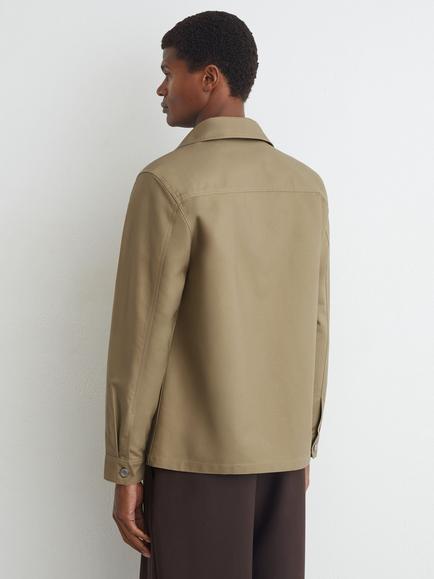 Reiss Yorker Cotton Regular Fit Shirt, Soft Blue - view 2, Sage Green