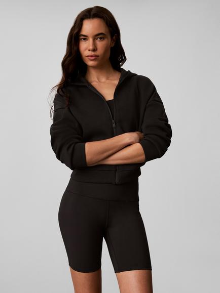 Calvin Klein Quick-Dry High Rise Bike Shorts, Black - view 2, Black