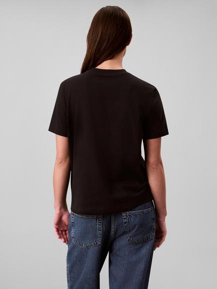 Calvin Klein Classic Script Logo T-Shirt, Black - view 2, Black
