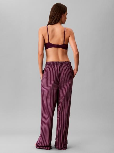 Calvin Klein Covered Poplin Women's Pyjama Bottoms, Multi - view 2, Multi