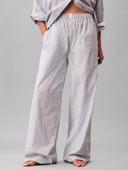 Calvin Klein Poplin Cotton Women's Pyjama Bottoms, Multi, Multi