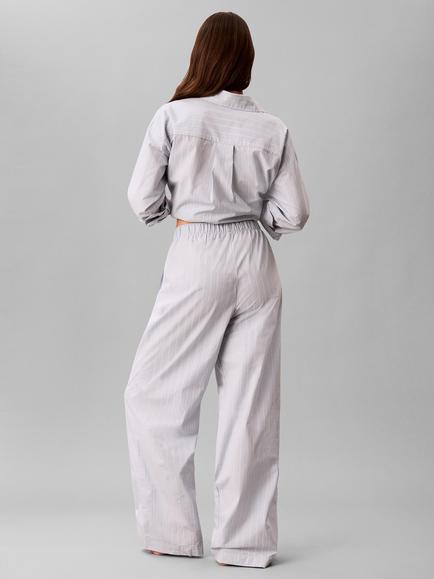 Calvin Klein Poplin Cotton Women's Pyjama Bottoms, Multi - view 2, Multi