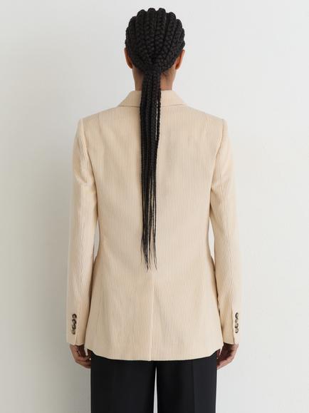 Reiss Petite Sadie Blazer, Cream - view 2, Cream
