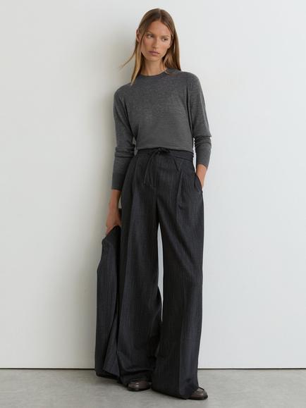 Reiss Sadie Wool Jumper, Charcoal Grey, Charcoal Grey
