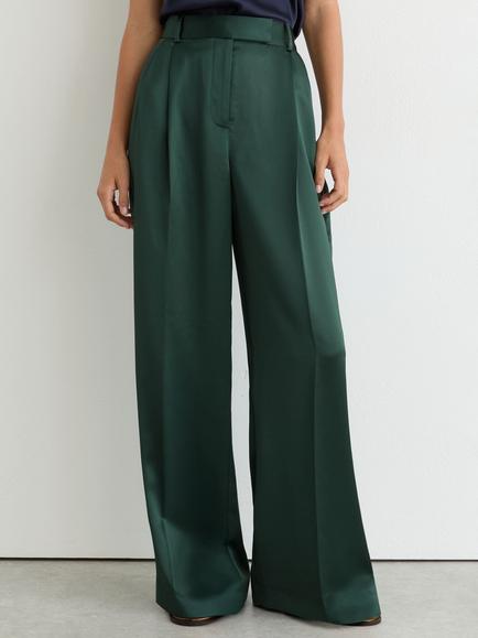 Reiss Petite Zadie Trousers, Teal Green, Teal Green