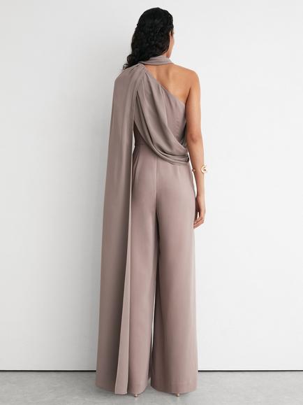 Reiss Petite Carrie Jumpsuit, Mauve - view 2, Mauve