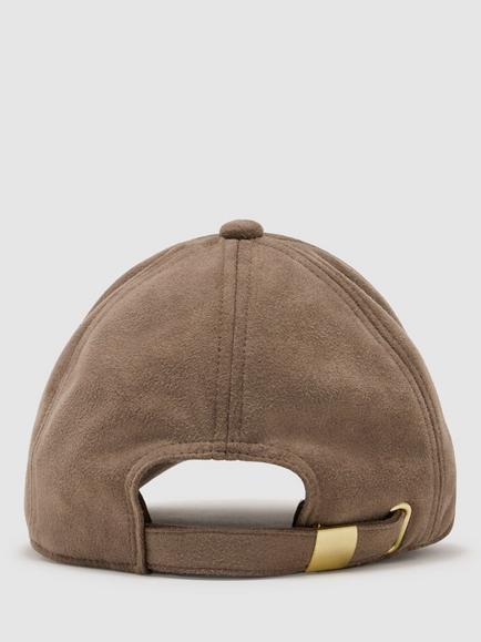 Reiss Nicky Baseball Cap, Taupe - view 2, Taupe