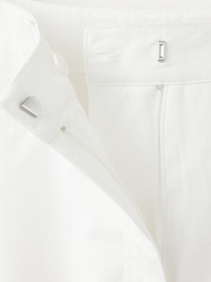 Mango High Rise Balloon Tailored Trousers, White - view 2, White