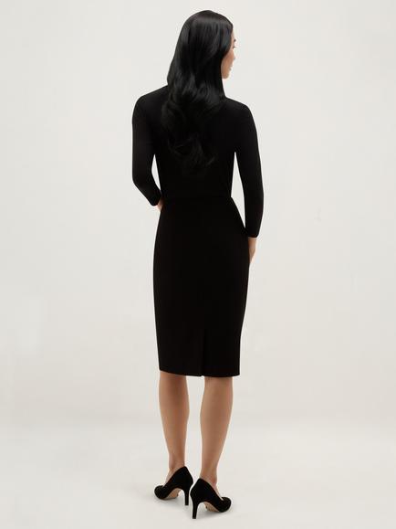Hobbs Lea Pencil Skirt, Black - view 2, Black