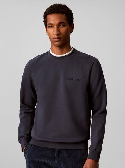 Calvin Klein Cotton Rich Jumper - view 2, Midnight Blue