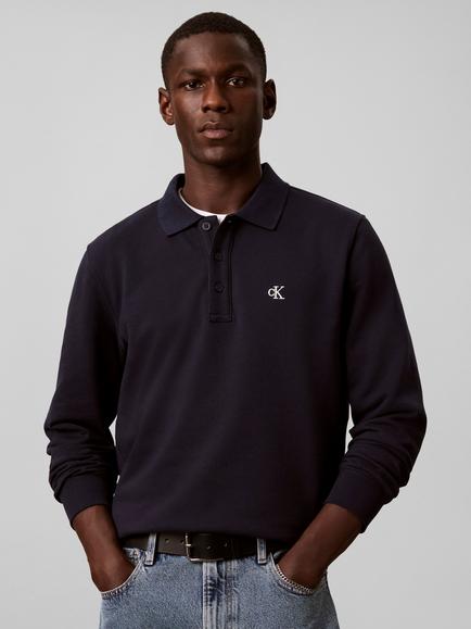 Calvin Klein Cotton Rich Jumper, Dark Blue - view 2, Dark Blue